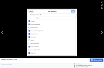 media viewer overlay
