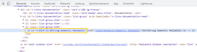 Developer toolbar