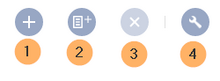Book edit buttons