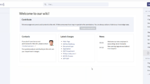Customized main page